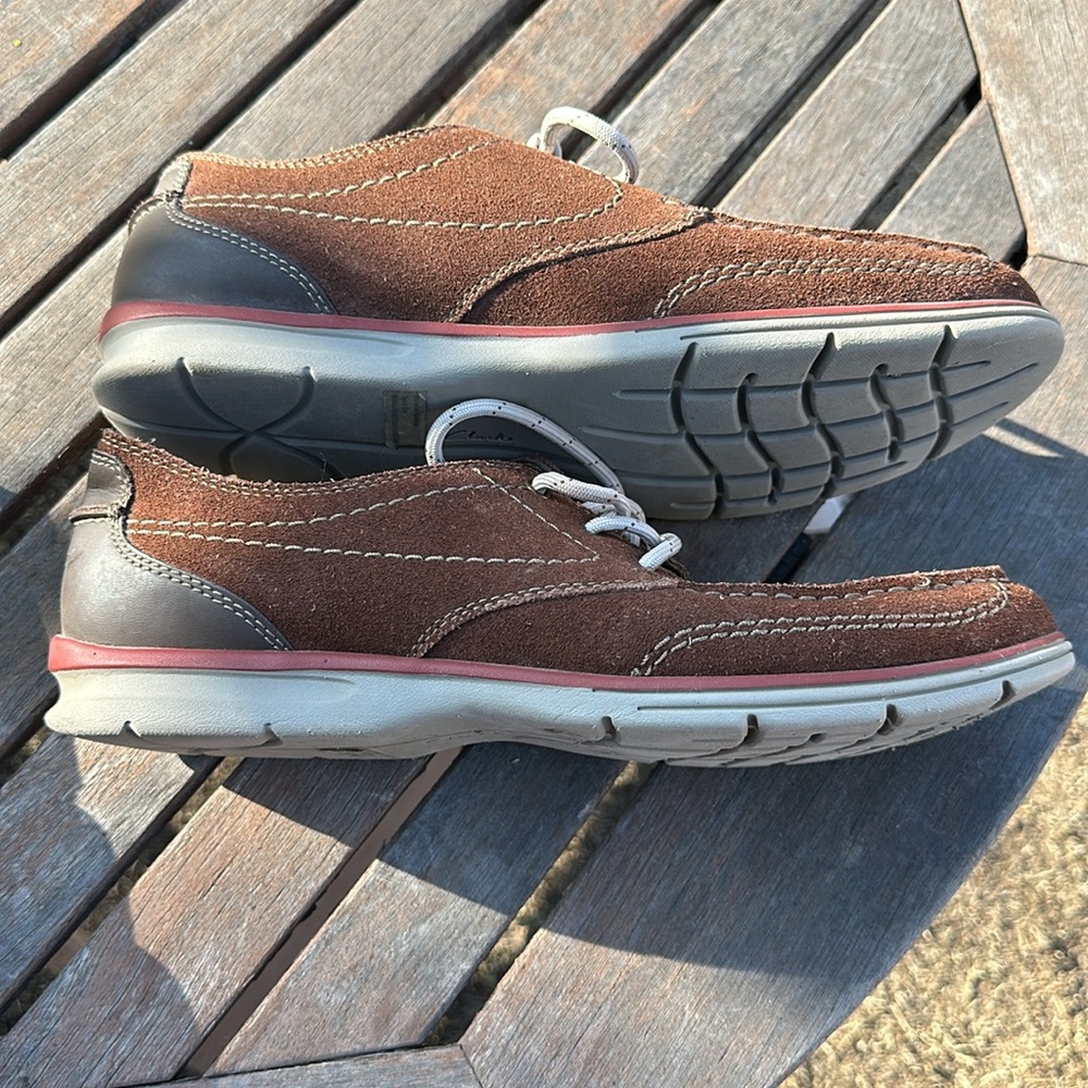 Clark’s suede loafers brown good condition - Picture 7 of 7